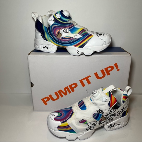NEW Reebok Instapump Fury Og International Peace Day Mens 9.5 Q46201 w/ Box - Picture 2 of 8